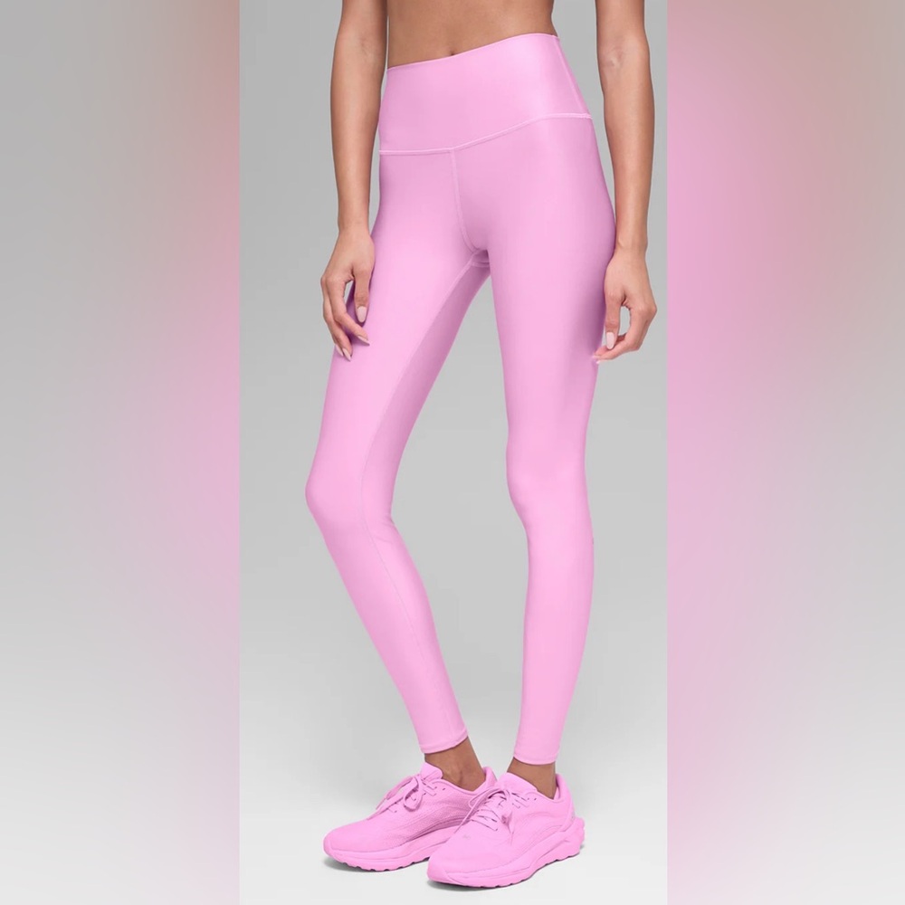 Alo Yogq Pink High-Waist Pink Active Leggings